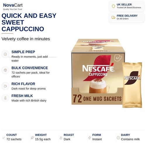 Cappuccino sachets instant - sachets,